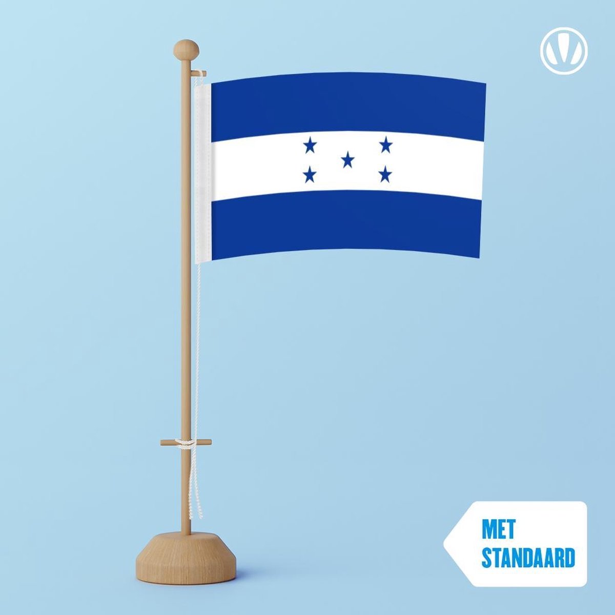 Tafelvlag Honduras 10x15cm | met standaard